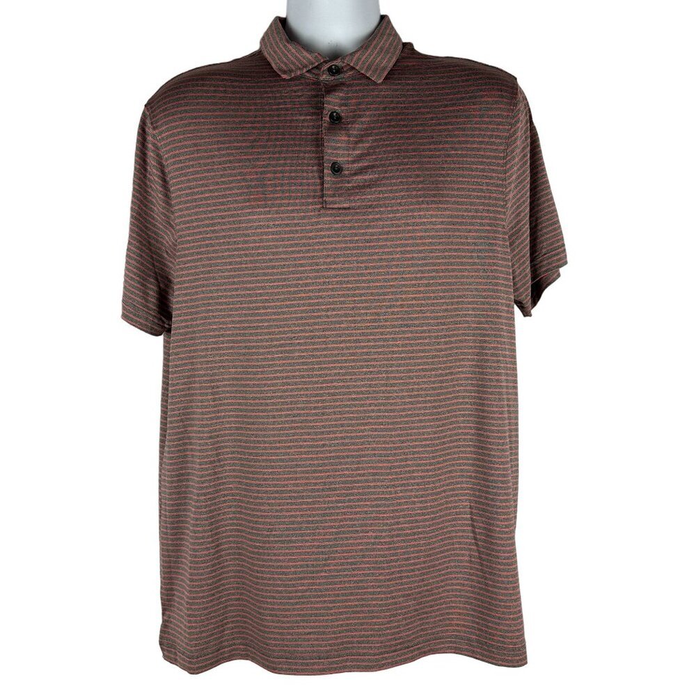 C9 by Champion Mens Size Large Striped Performance Polo Shirt